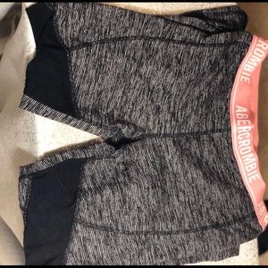 Abercrombie and Fitch Pink and Black Leggings💗🖤